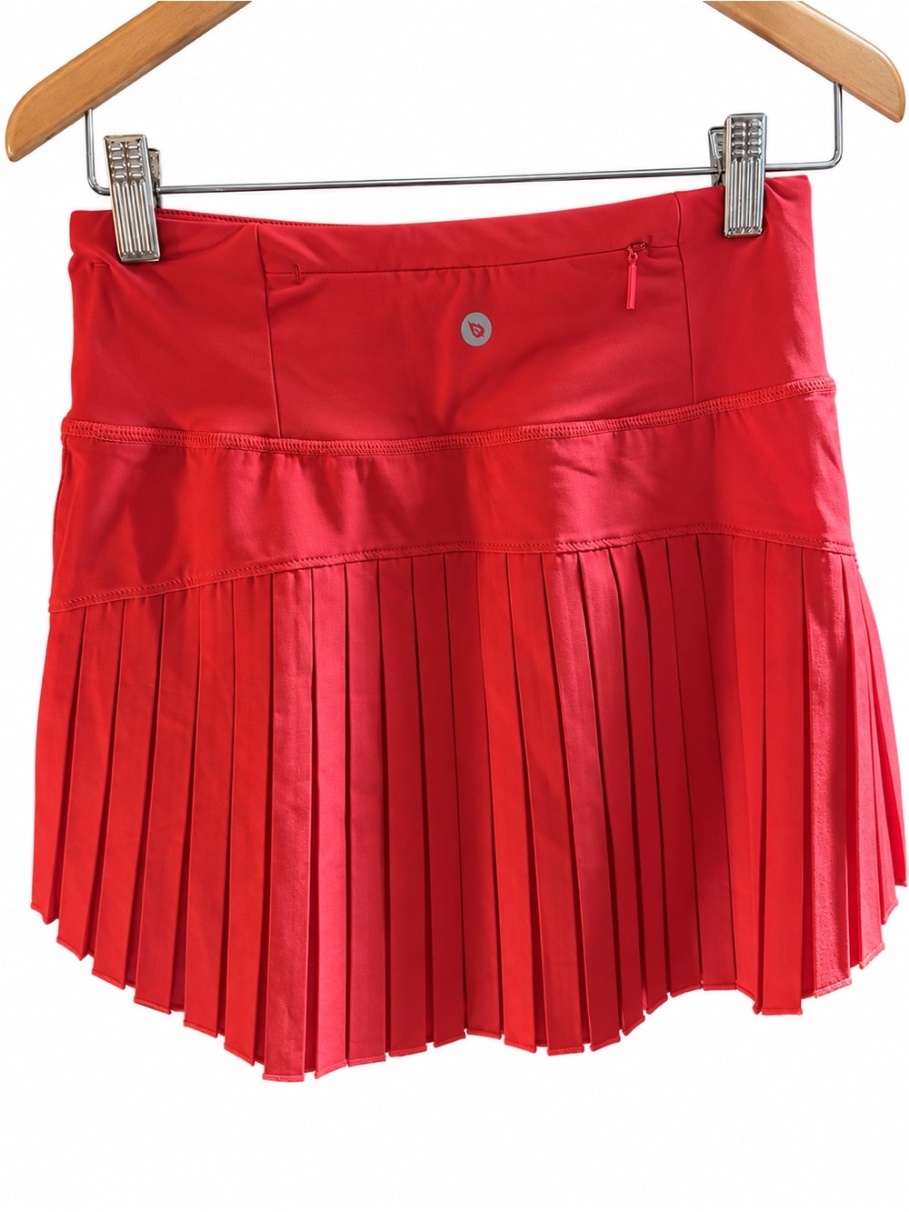 Baleaf Red Pleated Athletic Skirt Skort